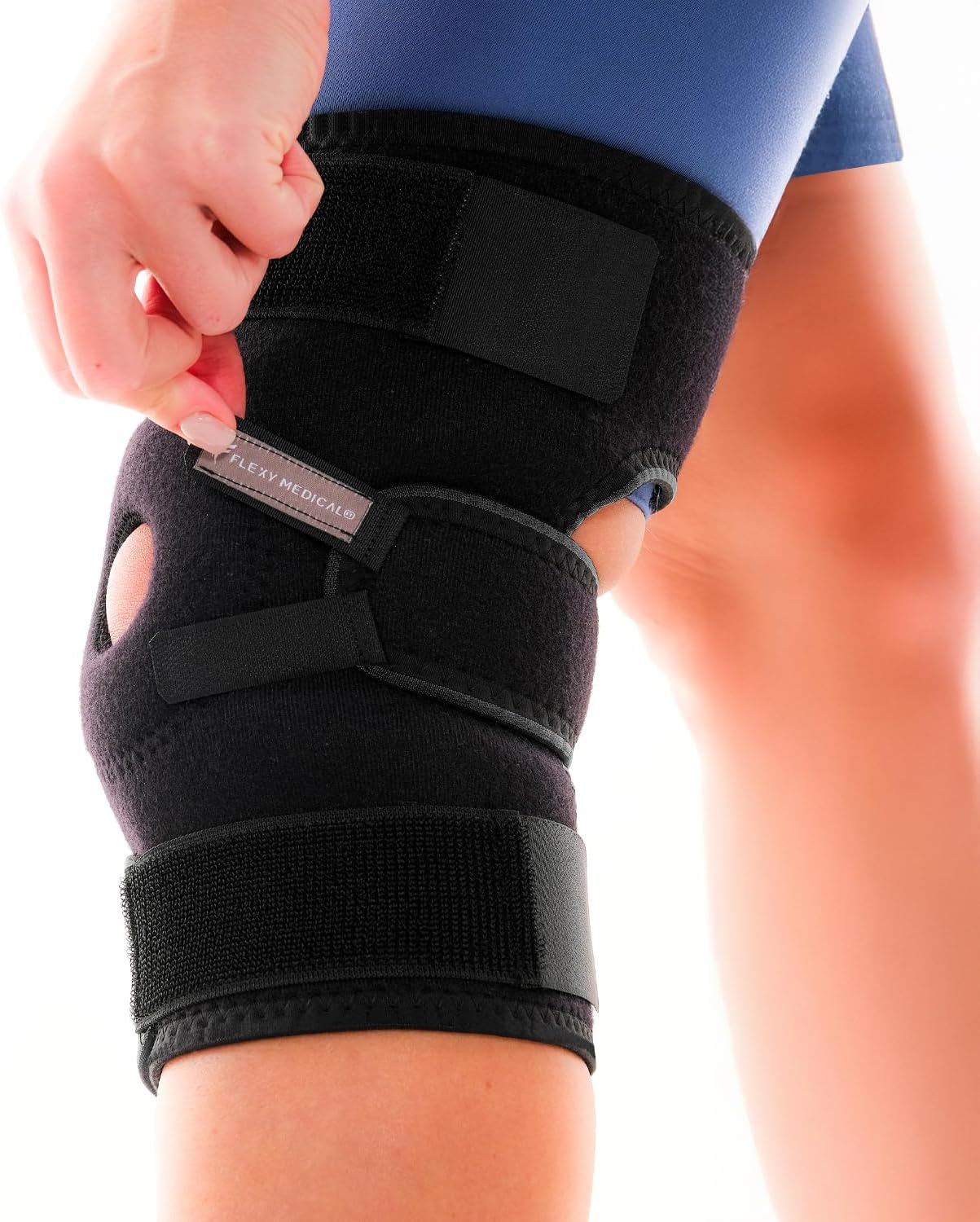 Diz Ağrısı için Silikon Patella Destekli Ayarlanabilir Dizlik, Menisküs Yırtığı, Artrit, Diz Ağrısı, Eklem Ağrısı, Bağ Yırtılması, Kas ve Eklem Koruması Sağlar