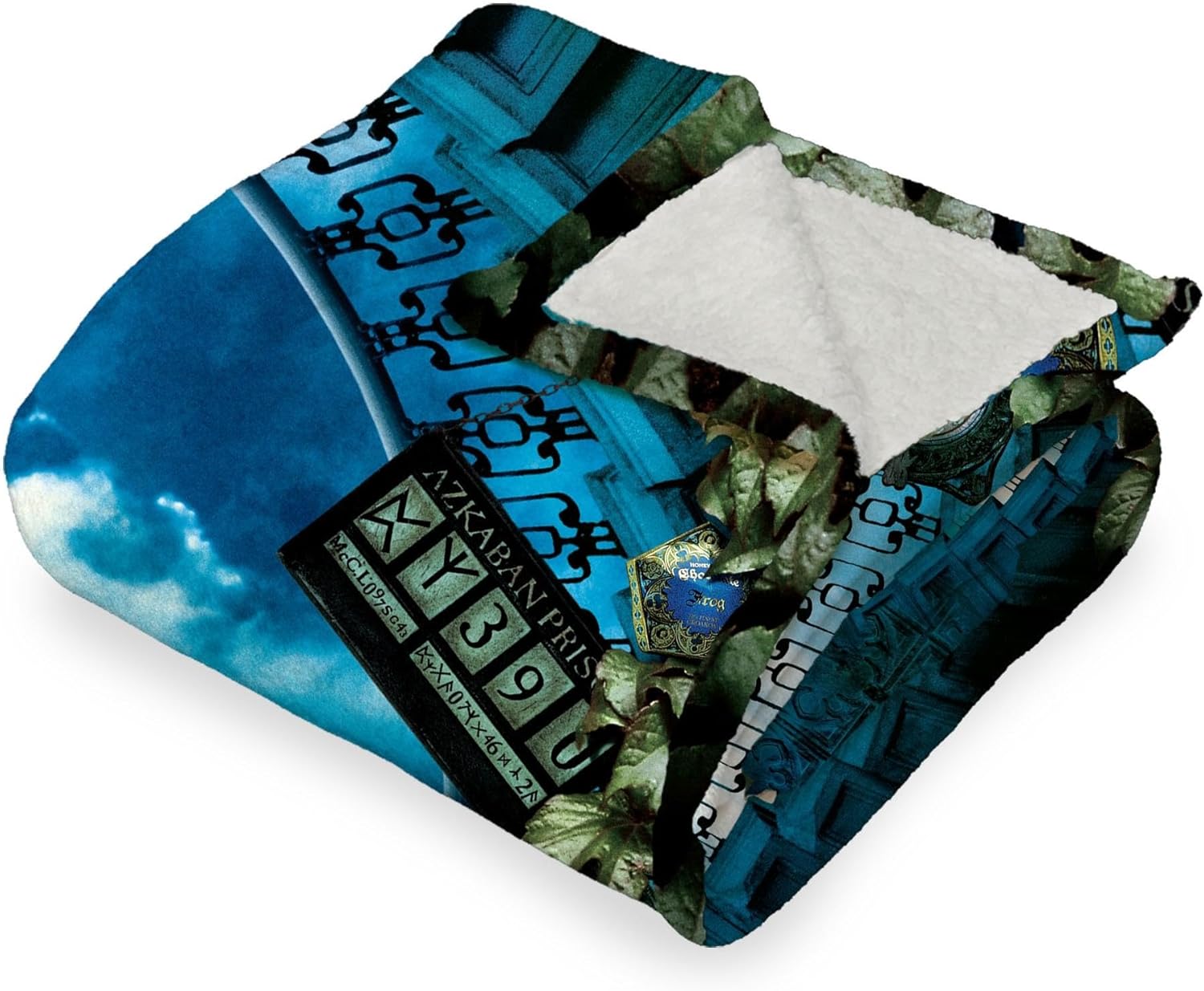 Northwest Harry Potter Silk Touch Sherpa Throw Blanket, 50" x 60", Core Three