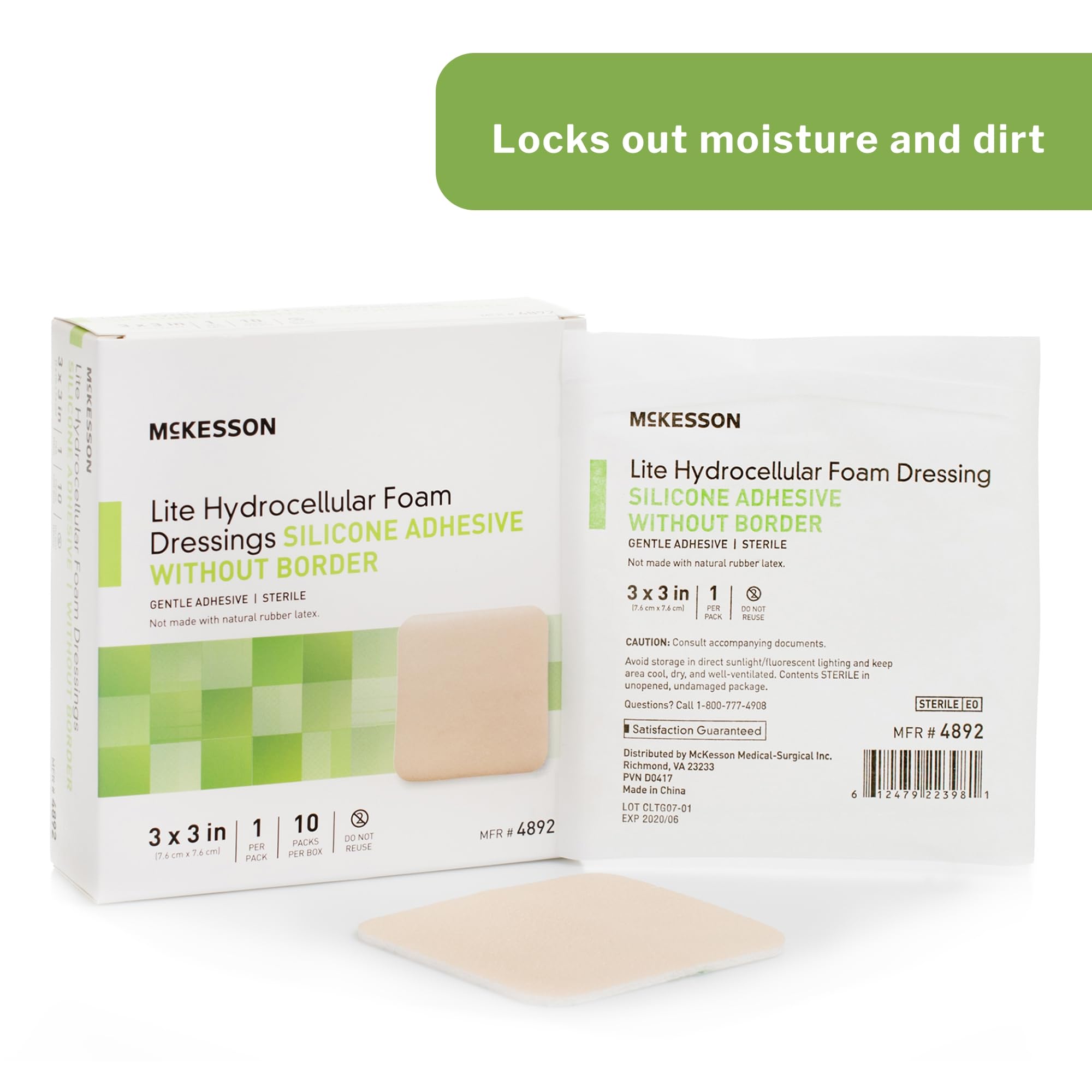 Amazon.com: McKesson Lite Hydrocellular Foam Dressings, Sterile 