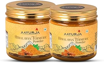 Himalayan Turmeric Powder | 100% Organic, Pure & Therapeutic | Handcrafted & Chemical-Free | Supports Immunity, Fights Inflammation, Promotes Glowing Skin | 125gm (Pack of 2)
