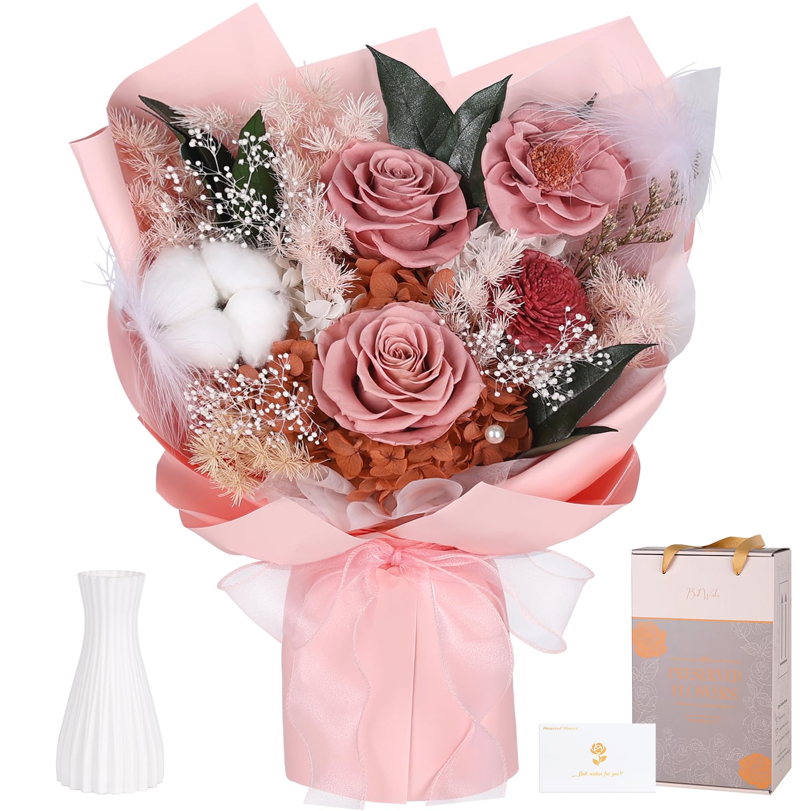 MAMAMIKO Preserved Bouquet of Flowers - dried and preserved flora | Mubboo