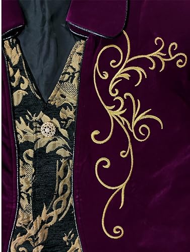 Miniatura 5 de Apocrypha Chaqueta medieval steampunk para hombre, chaqueta de príncipe victoriano