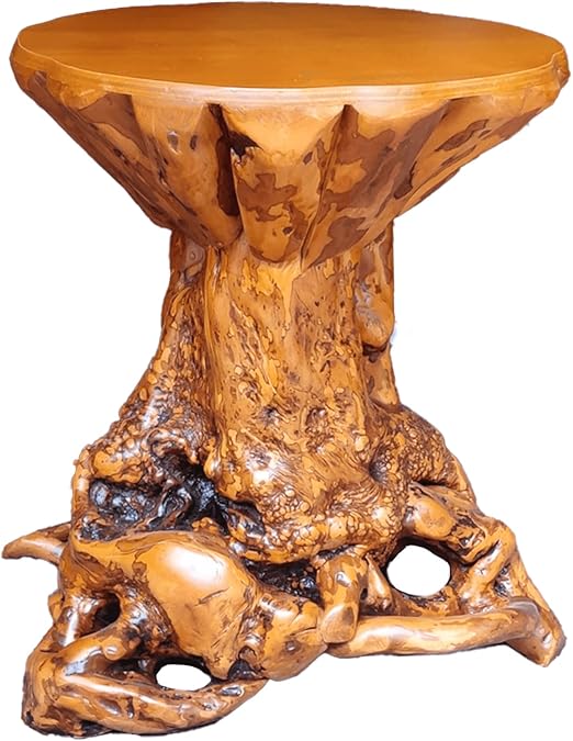 Rustic Azalea Tree Stump/Root End Table Unique Wood Root