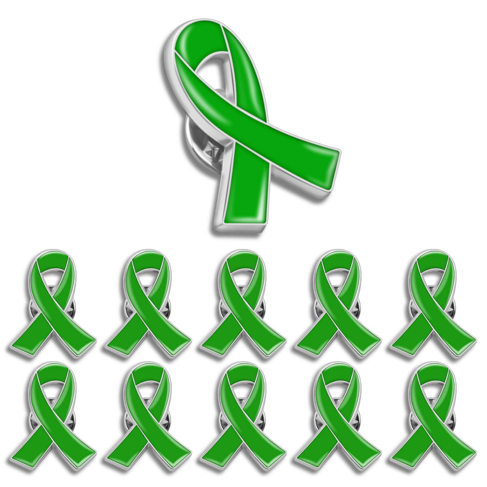 25/50/100/200Pack Multicolor Cause Awareness Ribbon Lapel Pin -Support Your Fundraiser Gifts