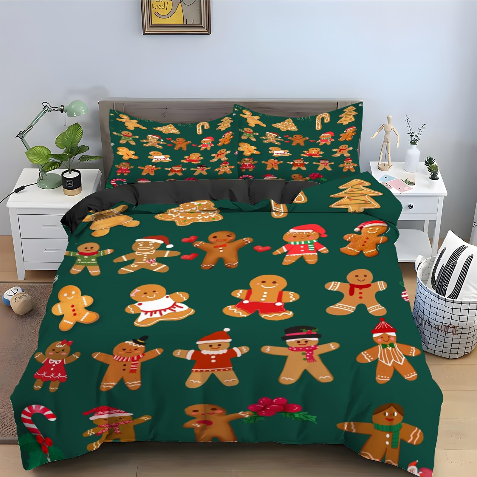 Housse de couette Noël 90x190 pour transformer la chambre d'enfant aux fêtes de fin d'année