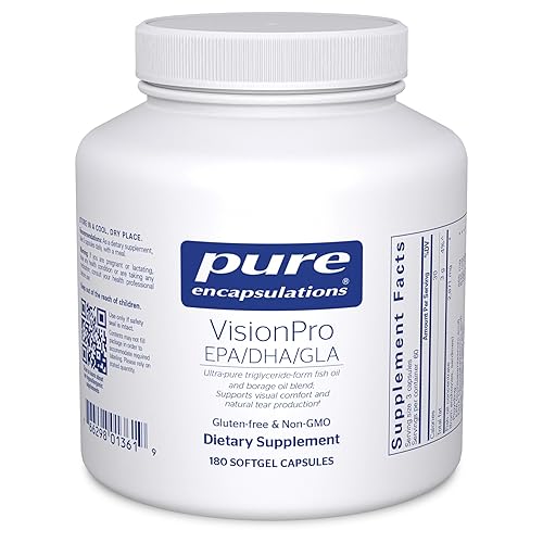 Pure Encapsulations VisionPro EPA/DHA/GLA | Supports Natural Tear Production and
