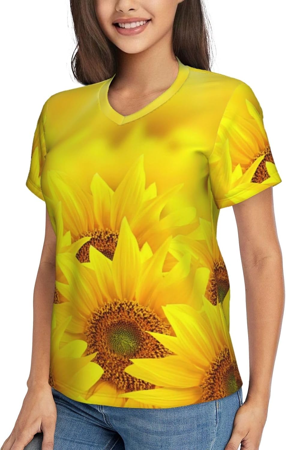 yellow sunflower top