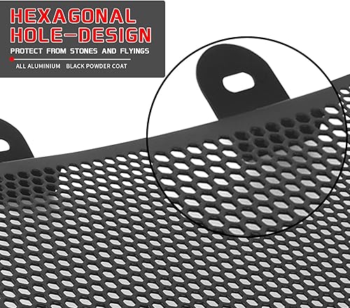 Miniatura 6 de Worldmotop - Protector de radiador de motocicleta compatible con Harley Sportster S 1250 RH1250 RH 1250 2021 2022 2023 2024 Cubierta protectora de