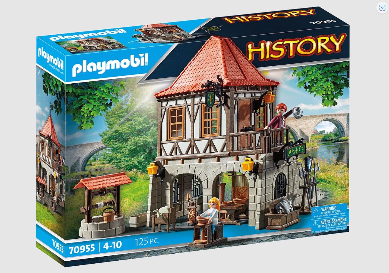 新品★playmobil 70954 HISTORY 中世 パン屋 Medieval Bakery - 70954 | PLAYMOBIL®