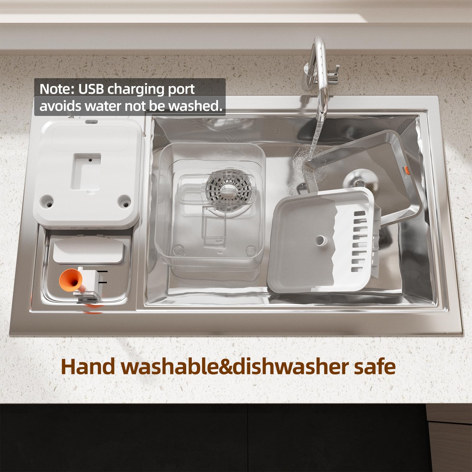 Fuente de agua inalámbrica para gatos, fuente de agua para gatos de 3.2 litros, gran capacidad, funciona con pilas, fuente de agua para mascotas para interiores con sensor de movimiento para gatos y