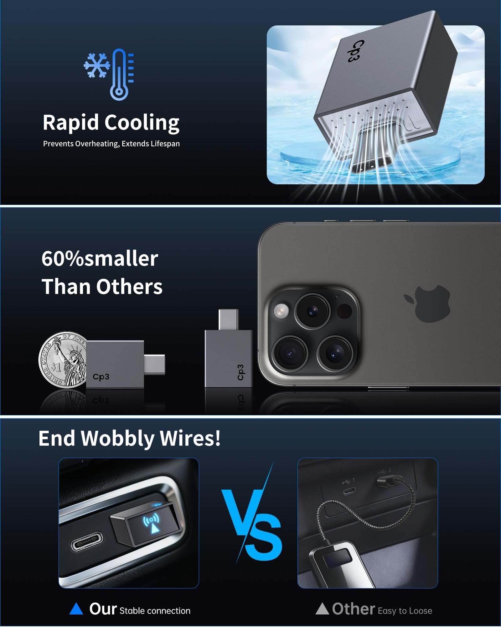 Amazon.com: Wireless CarPlay Adapter for Apple,Plug and Play