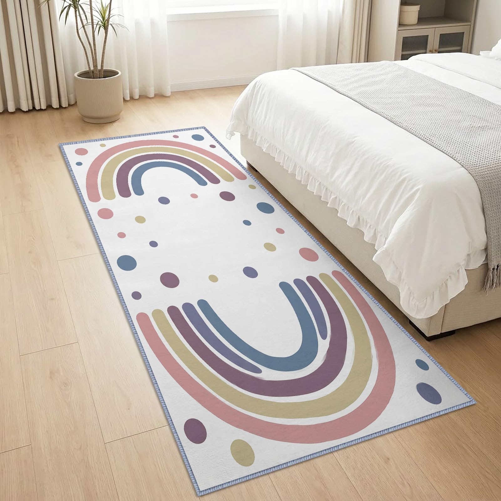 Dywan do korytarza, 60 x 150 cm, nordycki minimalistyczny bieżnik, długi