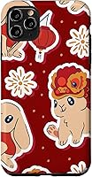 Vista 11 de iPhone 12 Pro Max Año del Conejo - Funda del Zodiaco chino Año Nuevo 2023