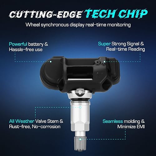 Miniatura 4 de Youxmoto Sensor TPMS de presión de neumáticos apto para Mercedes Benz B250 C230 C250 C250 C280 C300 C350 C63 AMG CL550 CL600 CL63 AMG CL65 AMG