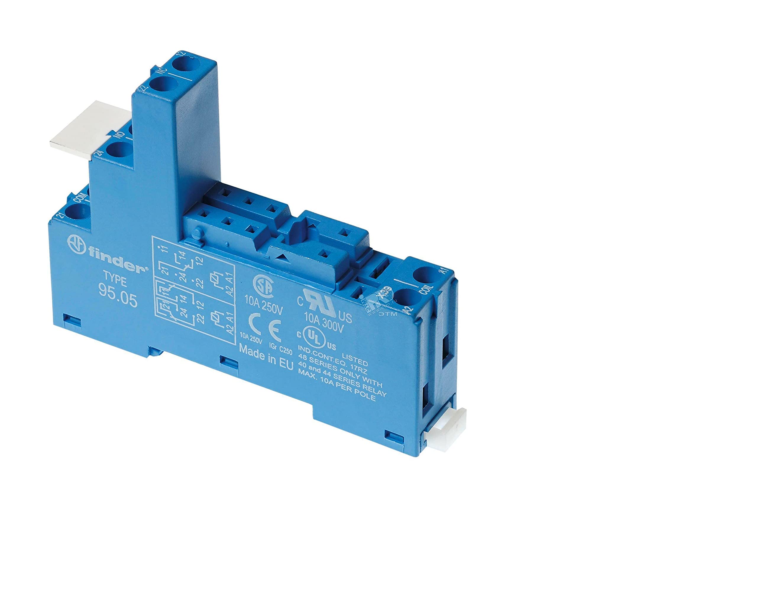 Finder Zocalo 9505 Con Bornes De Jaula Para Rele 40.51