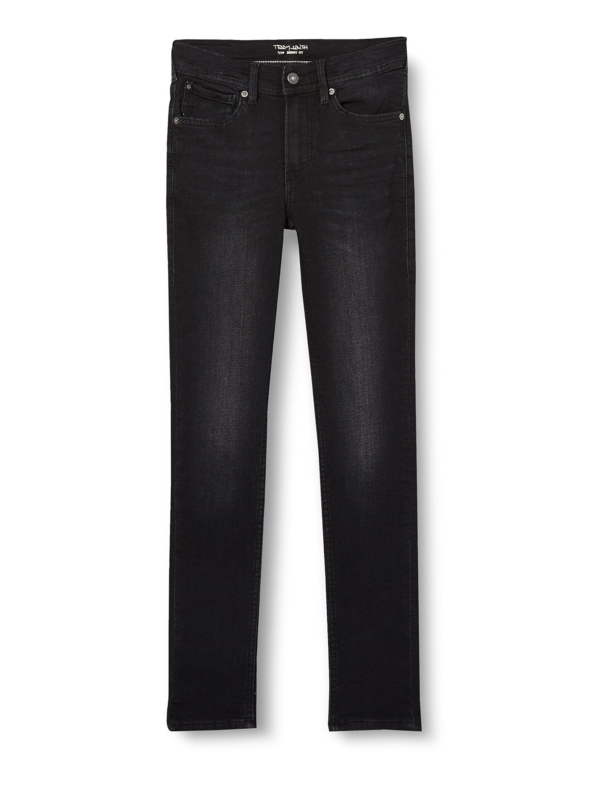 Teddy Smith Negro Pants para Niños
