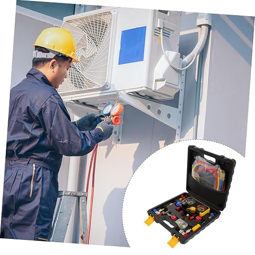 Set de Manómetro para HVAC con Kit Diagnóstico y Accesorios miniatura 2
