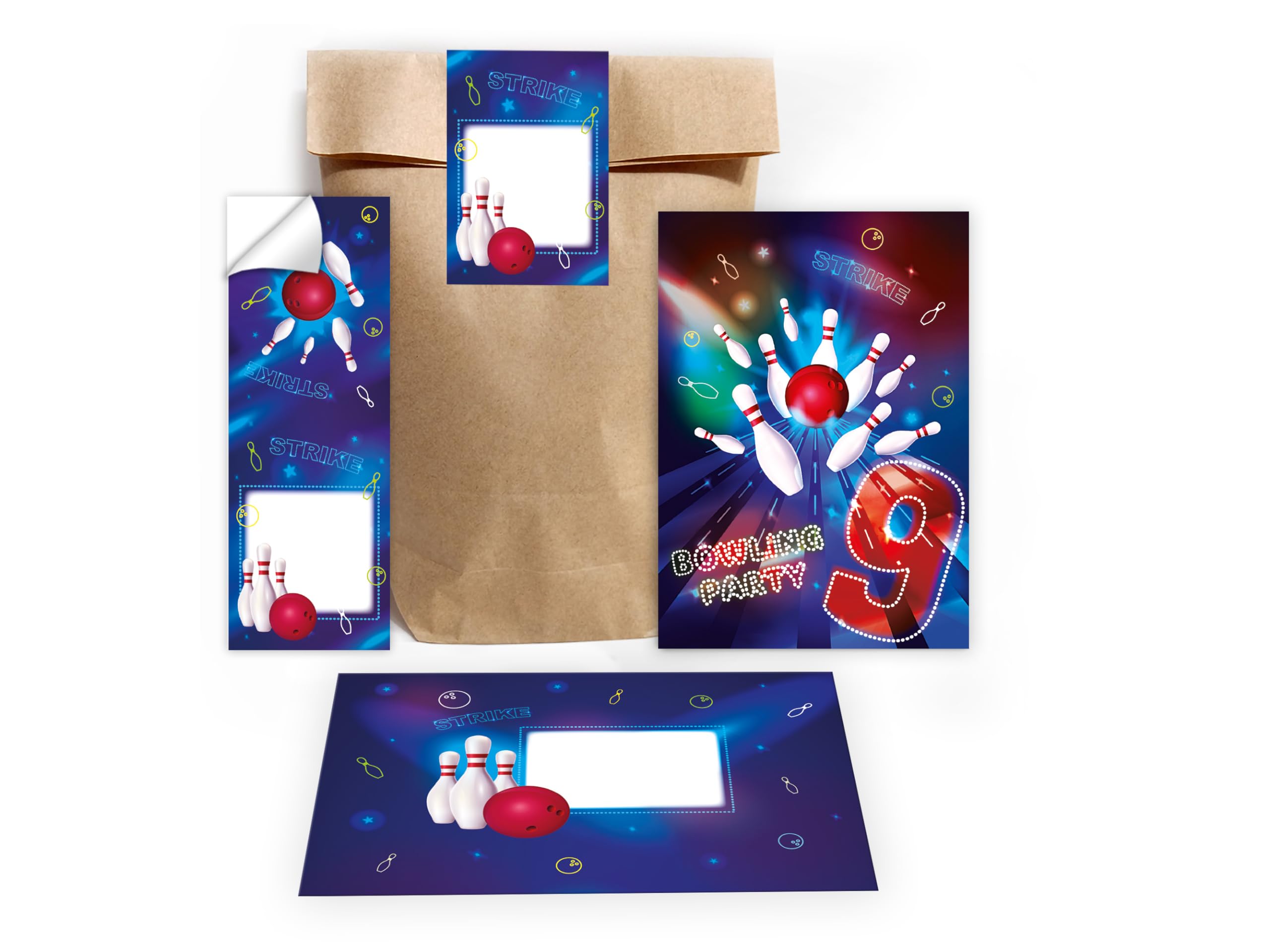 Biglietti Invito Compleanno Junapack 12 Biglietti D'invito Con 12 Buste Per  Il Compleanno Dei Bambini,, image size:2560x1920