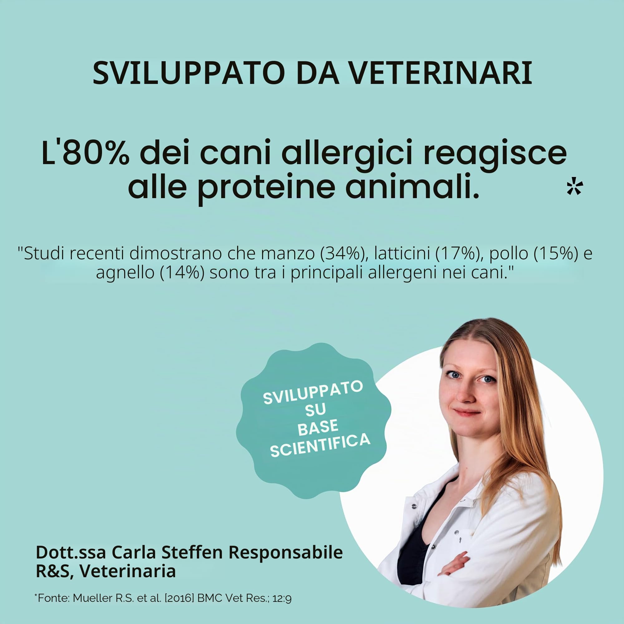 VEGDOG Simply Crunch - Cibo secco ipoallergenico (10 kg), per cani adulti, senza glutine e soia, ben tollerato, a basso contenuto di purina; alimento completo per chi soffre di allergie con proteine