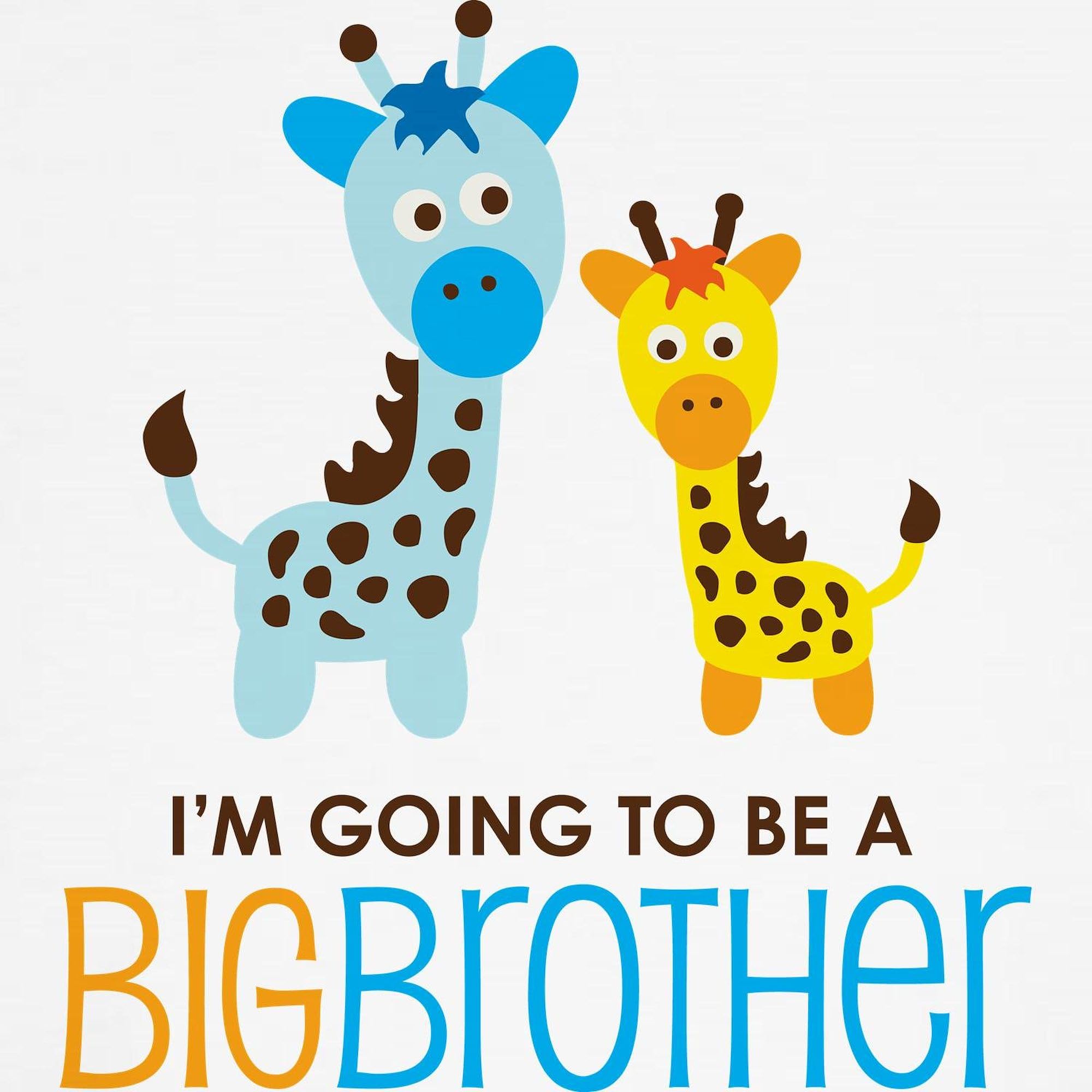 CafePress Giraffe Going to Be A Big Brother Dog T Shirt Dog T-Shirt, Pet Clothing, Funny Dog Costume