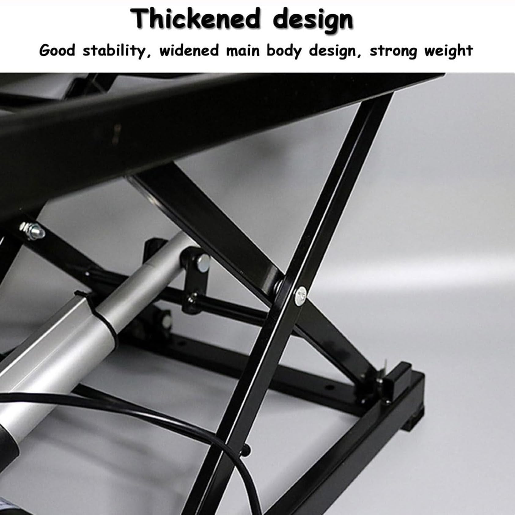 Table à Ciseaux avec Support de Levage Portable, Plateforme élévatrice électrique réglable en Hauteur, Table Basse relevable électrique avec Cadre en Fer, capacité de Charge 50 k,100KG