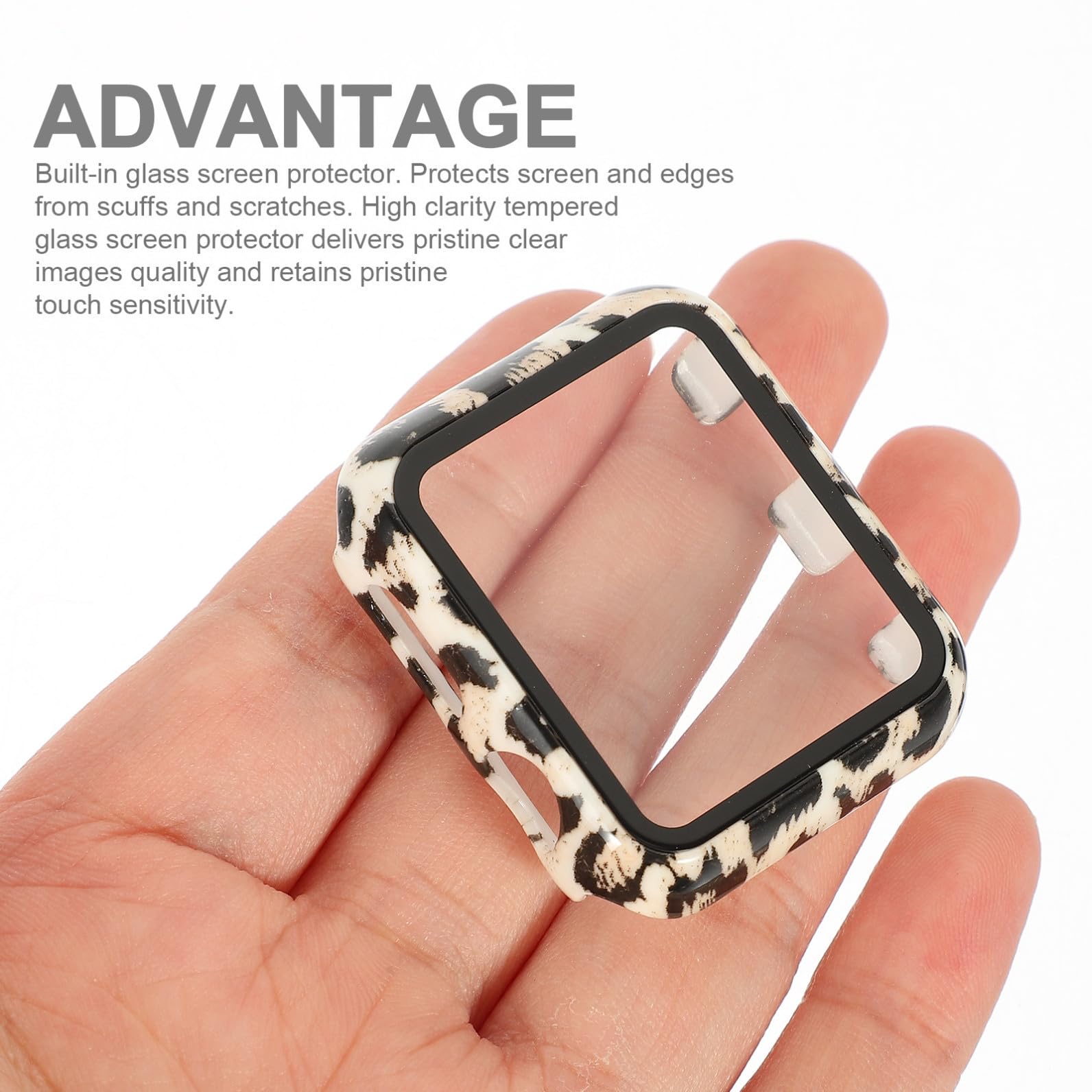 Uonlytech 4er-Set 38 Mm Uhrengehäuse Mit Displayschutzfolie Kratzfestem Bumper Elegant Und Robust 4 Stück X 4