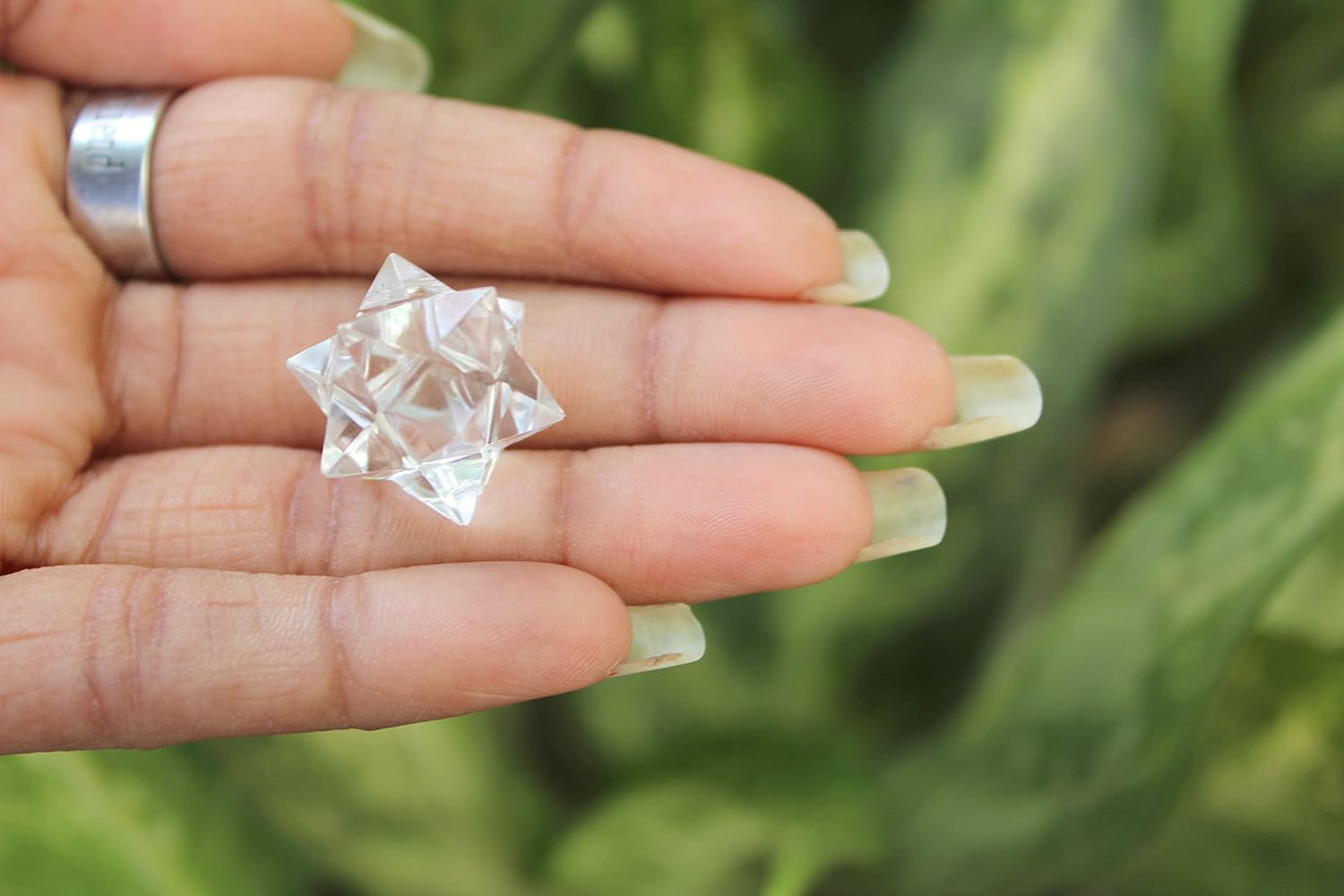 Jet International 12 Point Crystal Merkaba Set of 5 – Natural Healing Gemstone Stars for Reiki, Meditation, Chakra Balancing & Positive Energy – Sacred Geometry Crystal Grid Set