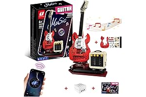 DIY Guitar Model Toy Compatible with Lego