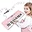 M SANMERSEN Kids Piano Keyboard with Microphone 37 Keys Portable Electronic Keyboards for Beginners Musical Toy for 3/4/5/6 Year Old Girls Boys, Pink