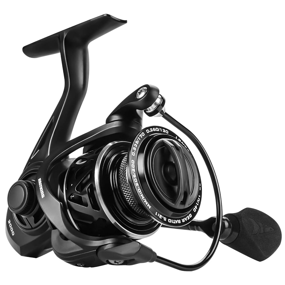 KastKing Zephyr Spinning Reel,Size 4000 Fishing Reel, Light Weight Ultra Smooth Powerful Spinning Fishing Reels