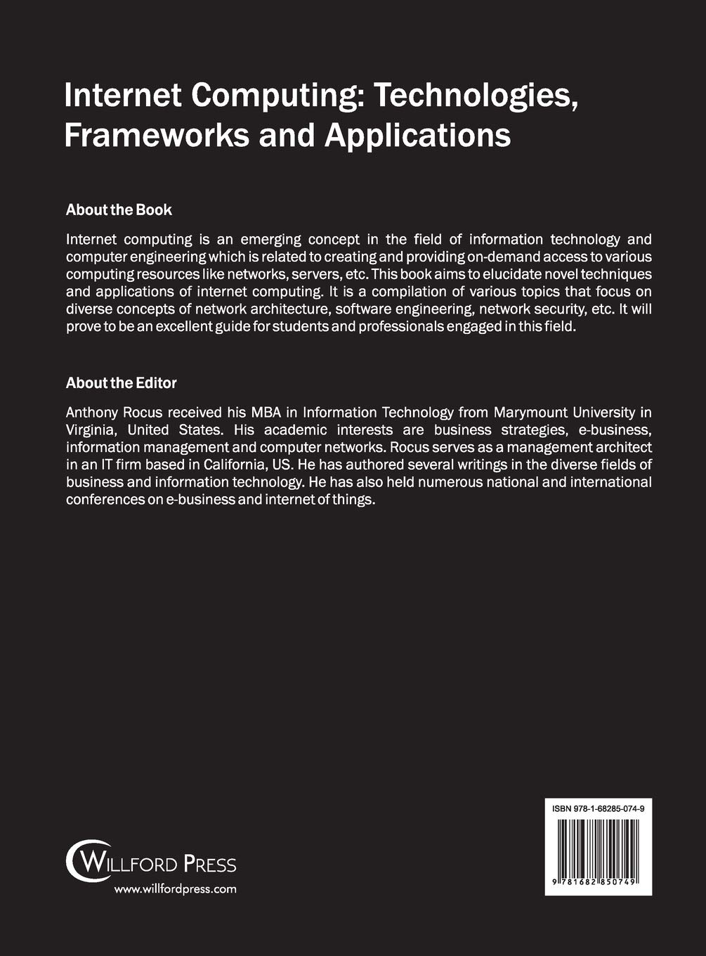 Internet Computing: Technologies, Frameworks and Applications