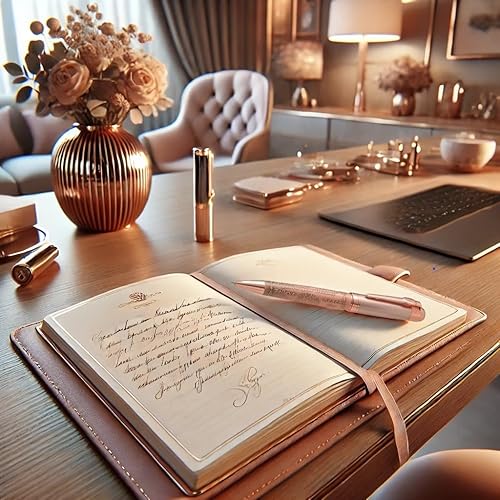 Miniatura 7 de S&R Somit Bolígrafo de lujo con caja de regalo, bolígrafo de lujo para mujer, valioso negocio, oficina, regalo ejecutivo para familiares y amigos,