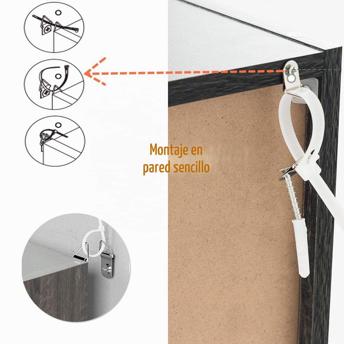 RELAX4LIFE Estantería Libros de 3 Niveles con 9 Compartimentos y 5 Puertas, Estantería de Madera con Dispositivo Antivuelco para Salón, Oficina y Estudio, Muebles de Salón, 90x29x90cm (Gris)