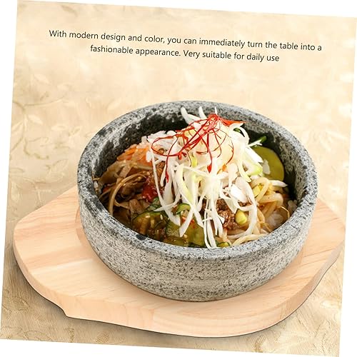 Miniatura 2 de Hemoton Manteles individuales redondos de madera, placa base de madera, posavasos para fajita, bandeja de madera, bandeja de madera, almohadilla