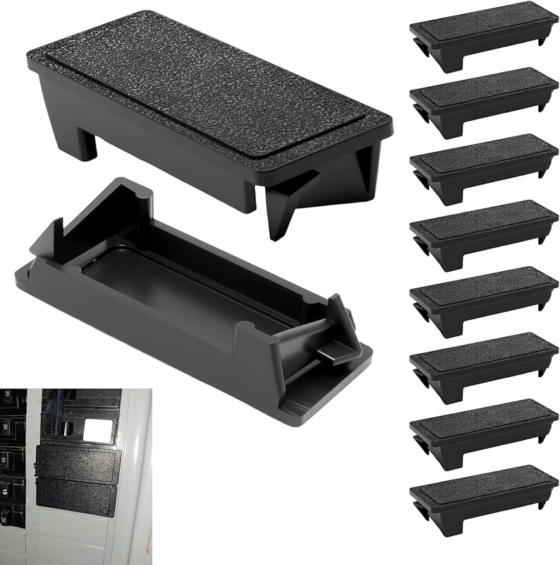 10 Pcs ECQF3P Breaker Filler Plates, Fits Siemens Load Center Filler Plate | Stable & Durable Breaker Panel Cover for Load Centers, Premium Insulating Material,Water-Resistant,Provides Reliable Security