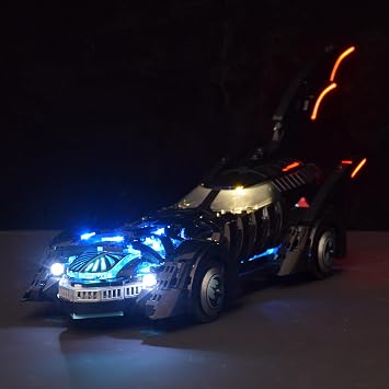 LightGo LED Kit for Batman Forever Batmobile Compatible with Lego 76304 | Light Only - Brick Set Not Included Classic Version