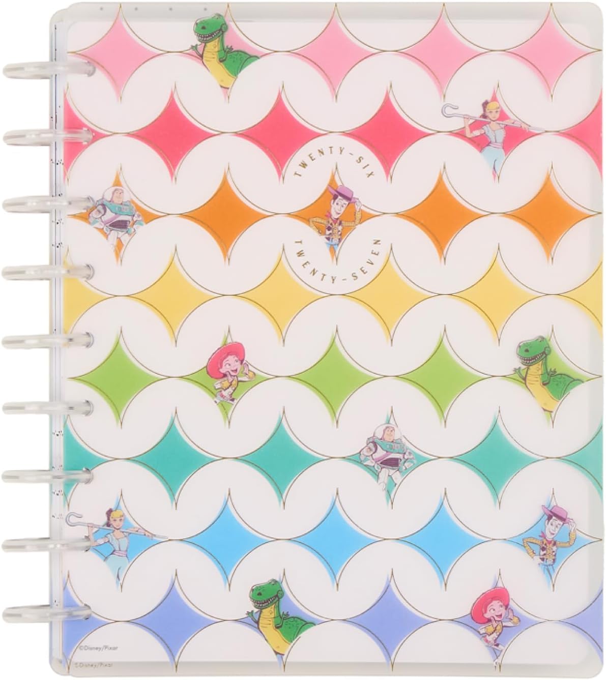 Happy Planner Disney Toy Story 12-Month Disc-Bound Planner, July 2026–June 2027, Classic Size, Vertical Layout, Woody and Friends