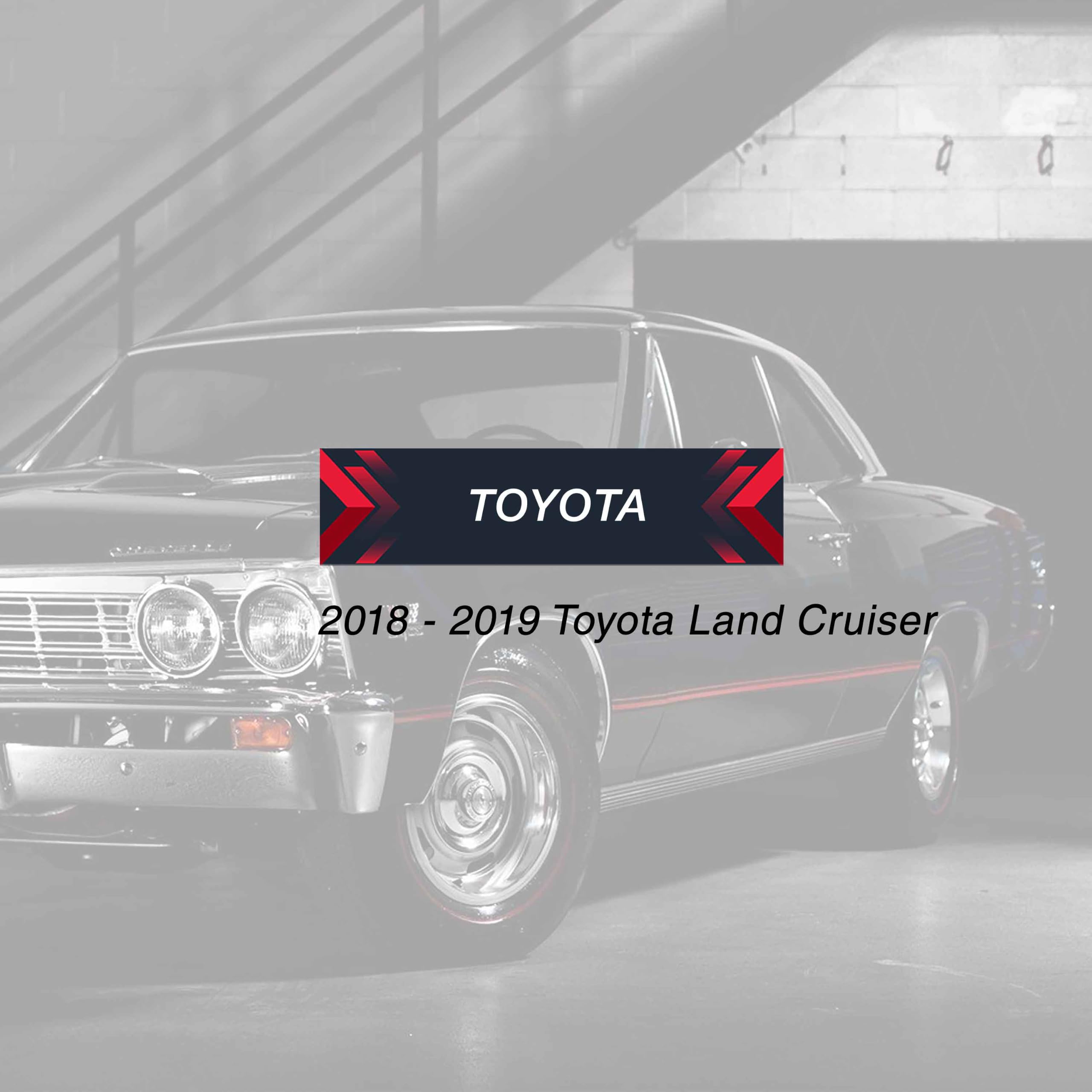 2 x telecomando telecomando SUV 4 pulsanti di ricambio per Toyota Land Cruiser 2018 2019 (HYQ14FBA, 89904-60M80)