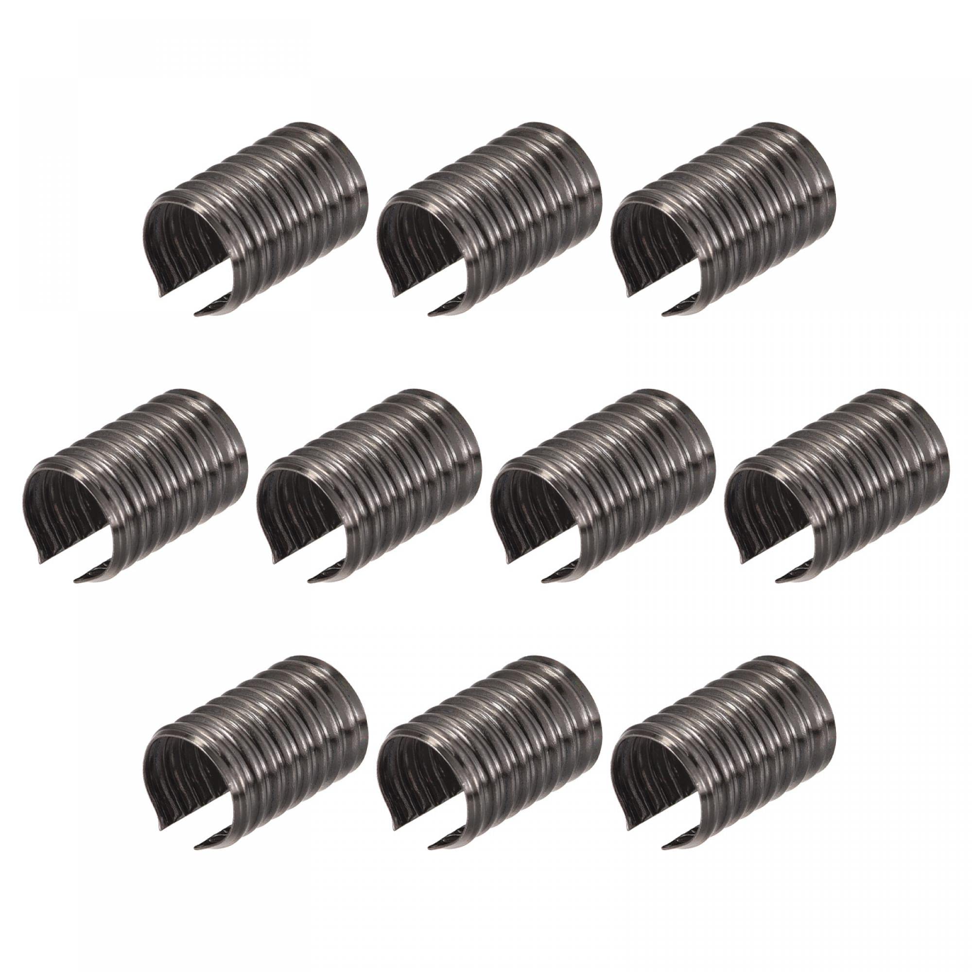 Clips à sertir en cuir pour stopper l'effilochage de vos cordons et pompons noirs