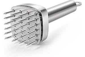 Aliglow 304 Stainless Steel Needle Tenderizer for Perfectly Tender Meats
