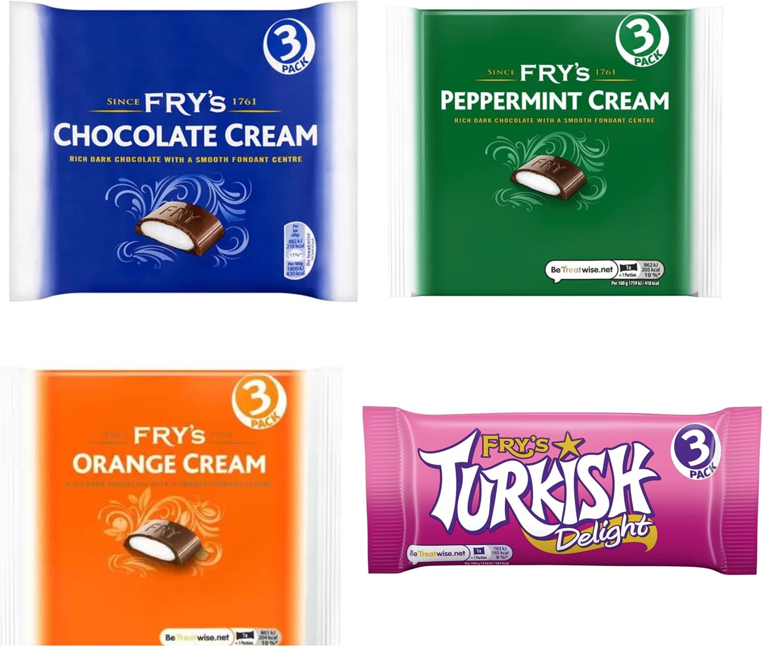 Her Flavour Fry’s Box of Chocolate Selection Gift Set Includes