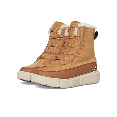 SOREL Kids Childrens Sorel Explorer III Lace WP (Toddler/Little Kid) Kids Shoes Tawny Buff/Bleached Ceramic