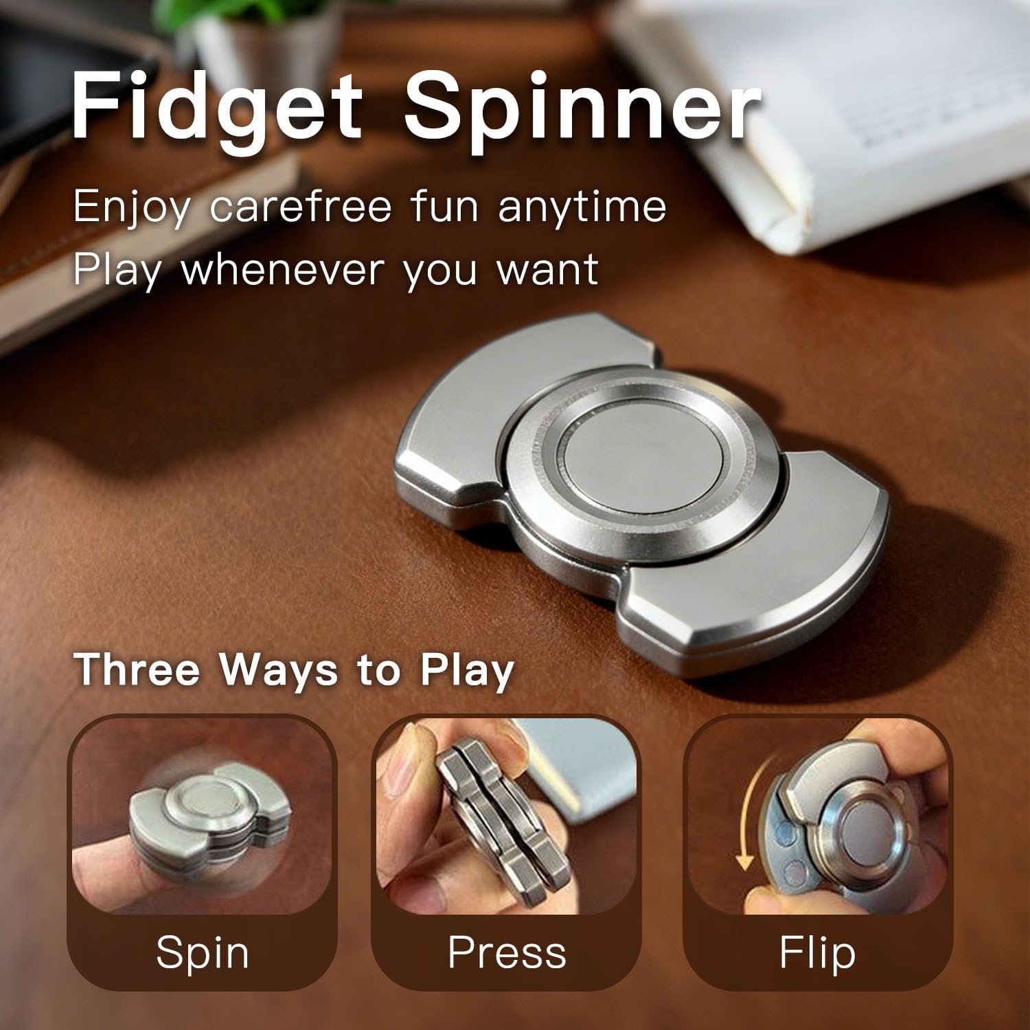 6 Piece Fidget Toys Adults & Teen EDC Office Desk Toy Stress Relief Sensory Items for Autism ADHD Anxiety Stocking Stuffers for Autism ADHD Anxiety Gift for Teen