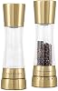 Cole & Mason Derwent Gold Salz- und Pfeffermühle Gourmet Precision+ Edelstahl/Acryl 190 mm Geschenkset inkl. 1 x Salz- und Pfeffermühlen 25 Jahre Garantie