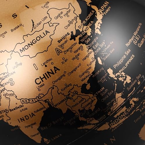 Miniatura 5 de Globo decorativo de escritorio de la Tierra, ornamento de escritorio de la oficina de la vendim