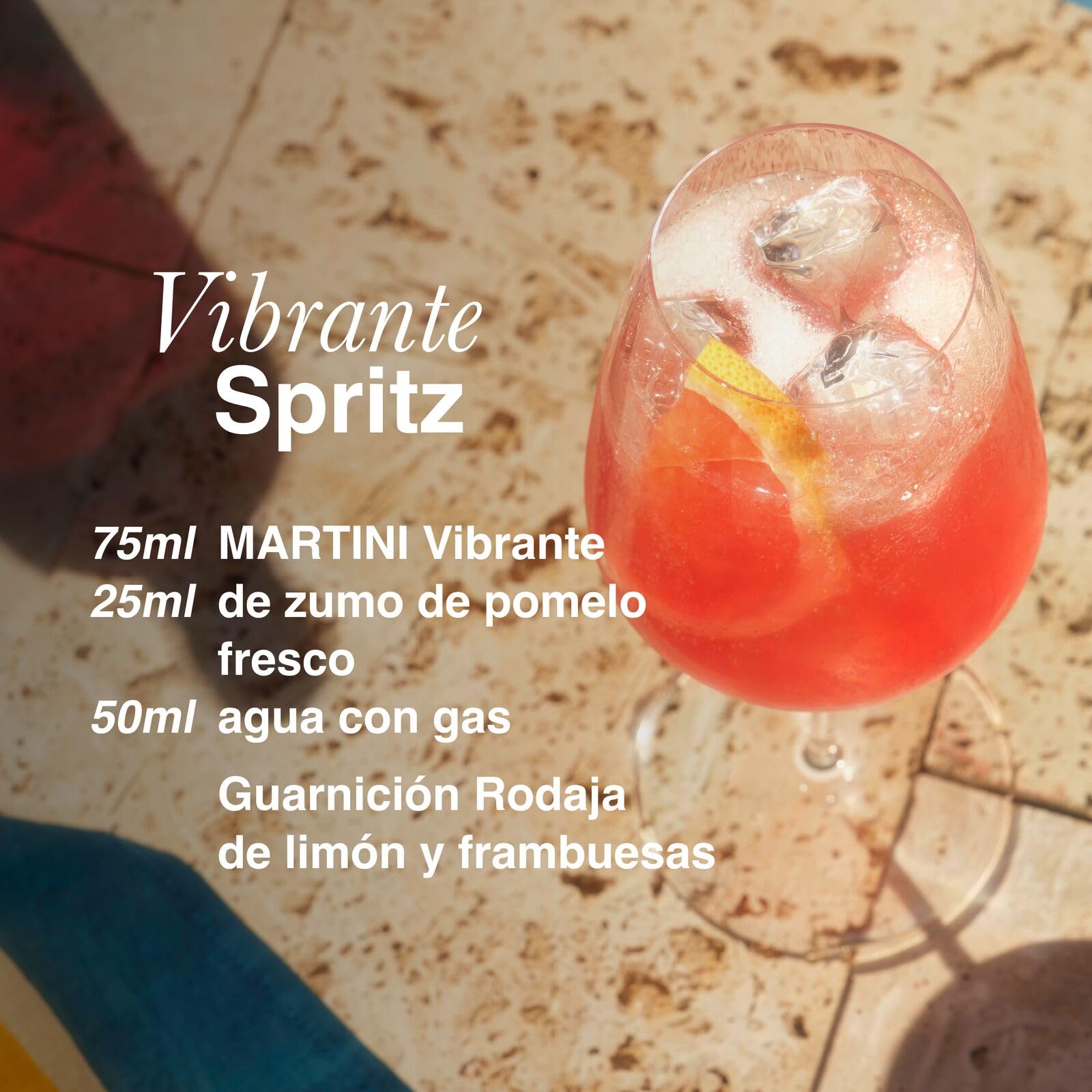 MARTINI Vibrante Aperitivo sin Alcohol 75cl con Infusión de Botánicos Superiores