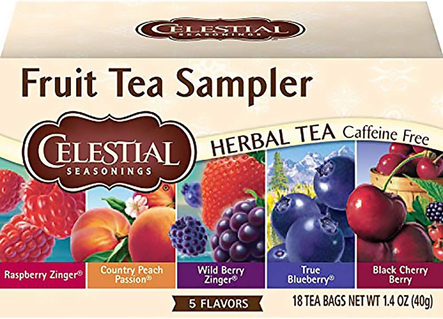 Celestial Seasonings Fruit Tea Sampler, 18 ct