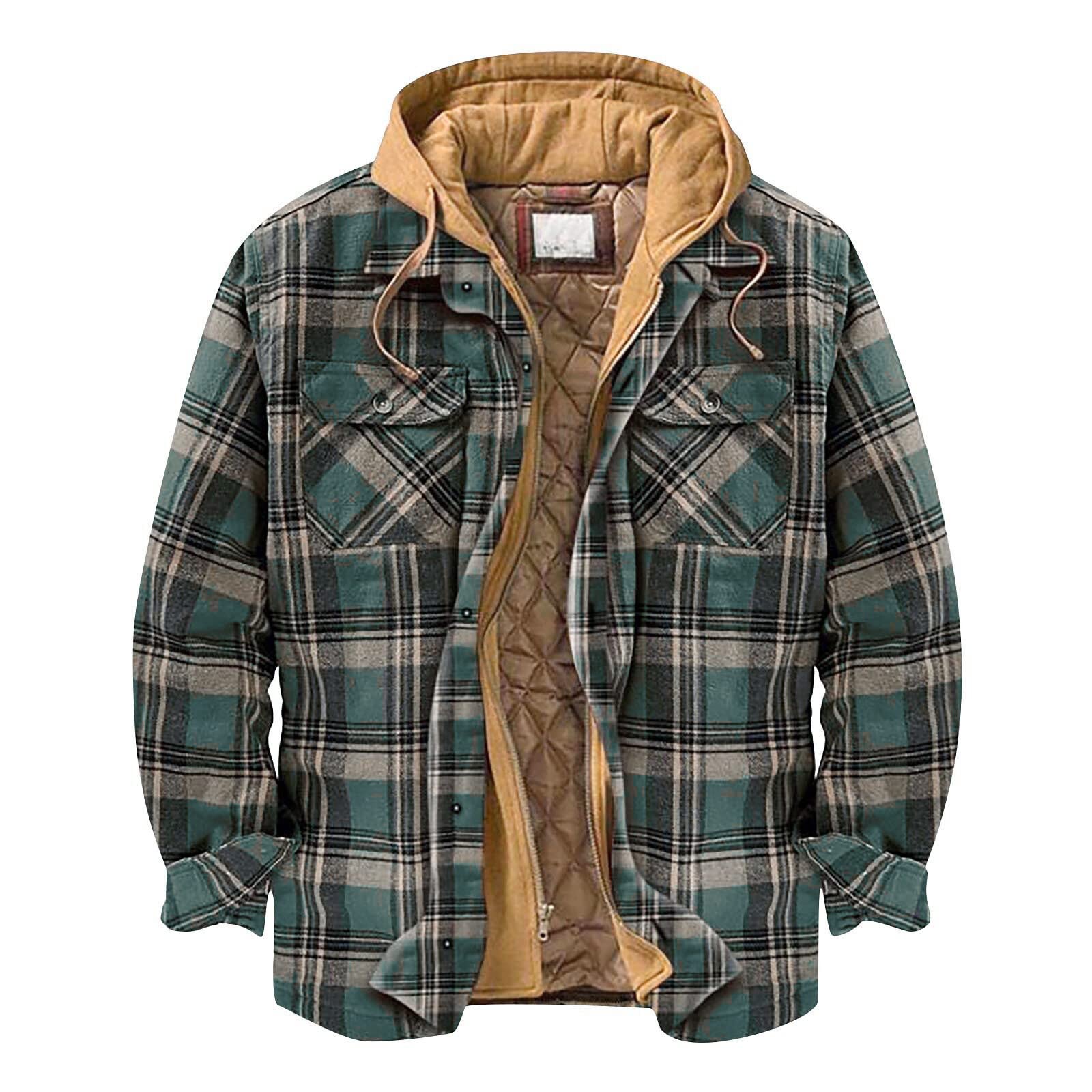 Shineshae Fashion Men's Coats Cardigan Fall Regular Open Front Coats for Trendy Men