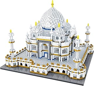 Taj Mahal Nano Mini Blocos de construção,3950 Peças Mini-Bricolagem Construindo um Conjunto de Brinquedos Nano Bloco - Modelo Arquitetônico Mundial Famoso Educação de Tijolos para Adultos
