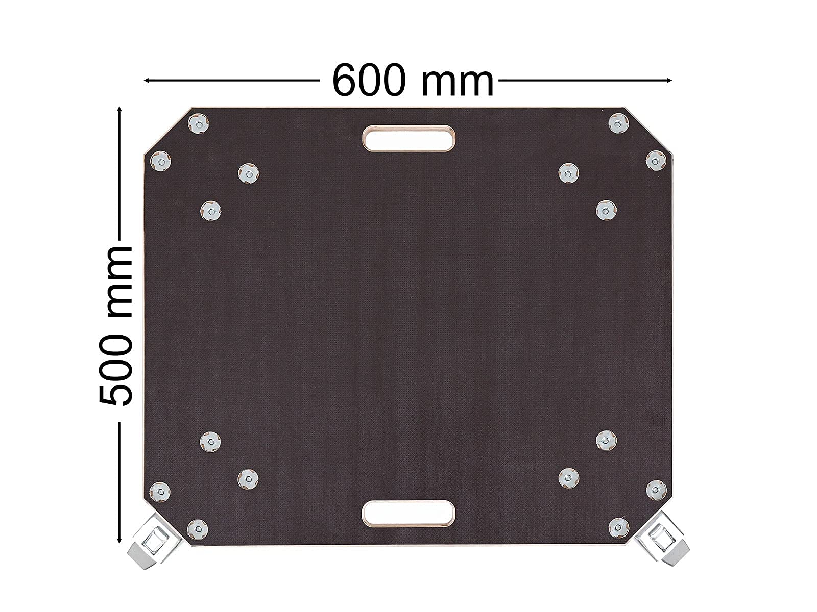 Rollbrett aus Deutschland | 360° drehbare Vollgummi-Rollen | 450 kg Trageleistung | 60x50 cm